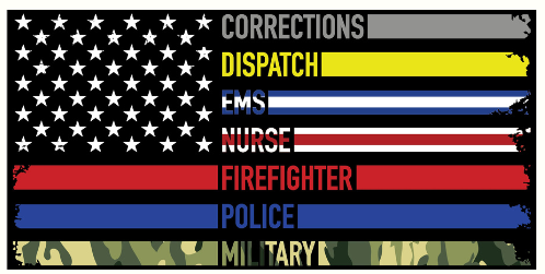 First Responders and Military Charity Event Logo